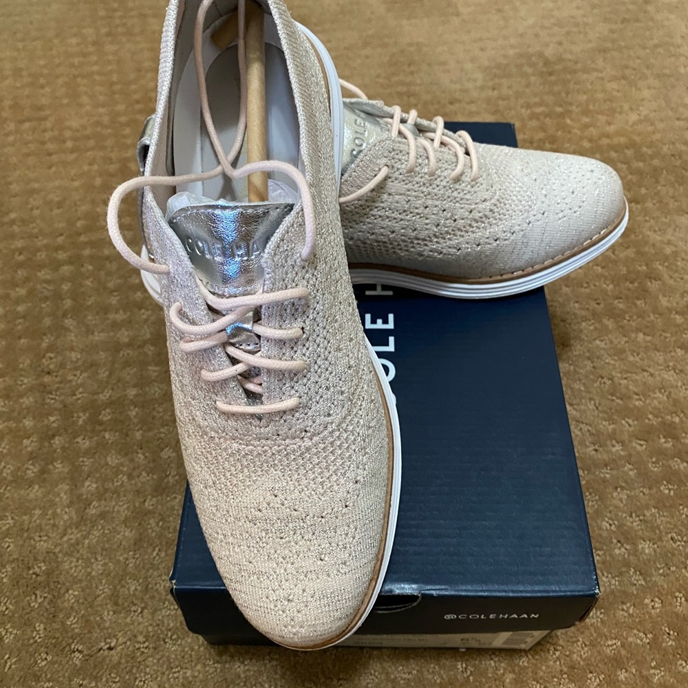 Cole Haan Blush Knit Sneakers